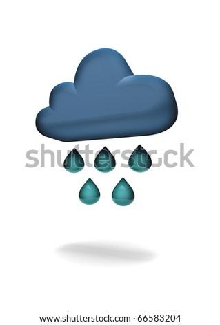 weather symbols rain. stock photo : Weather symbol,