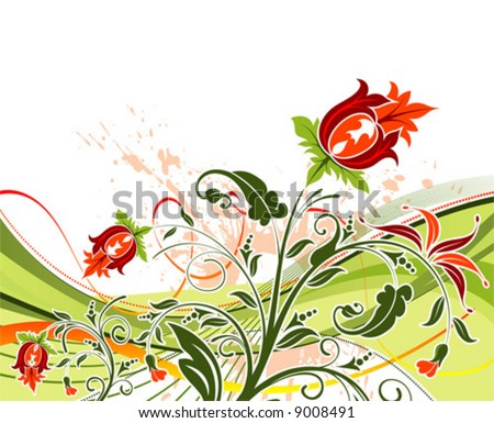 How To Paint A Flower. paint flower background
