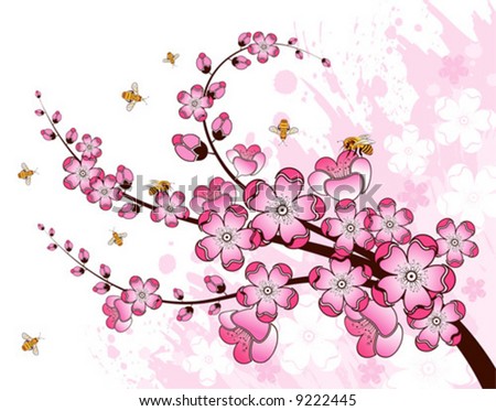 flower background pictures. flower background with bee