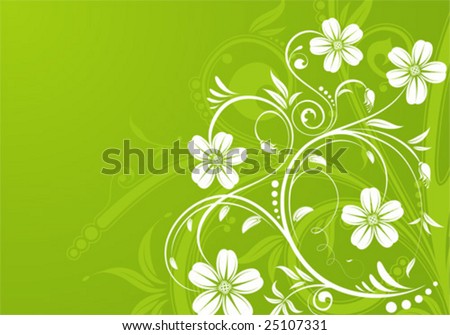 flower background. Flower background with bud