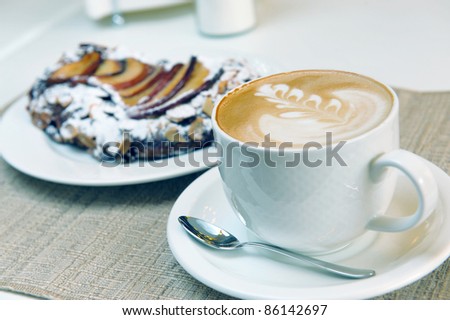 Cappuccino And Cake