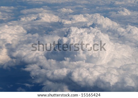 Puffy clouds