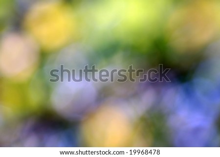 abstract multicolored spots blurry background
