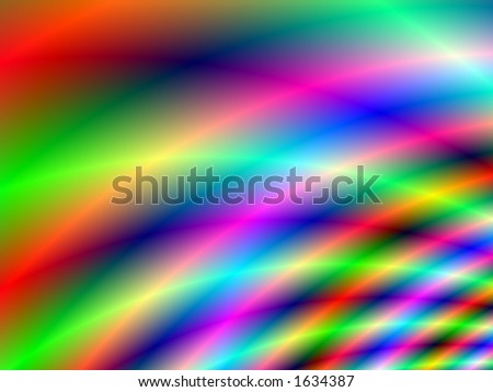 Bright rainbow lines