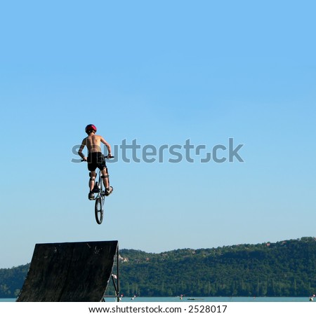 extreme sports - water jump