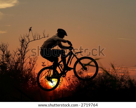 Mountain Bike Sunset