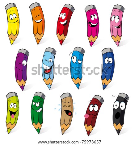 Cartoon Crayons