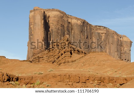 rocks in Monument Valley in Utah in the United States of America