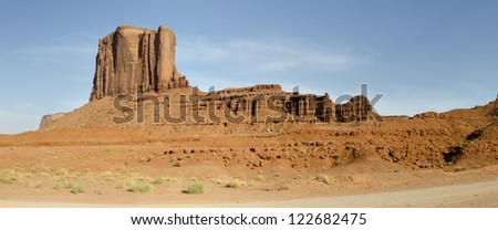 overview in Monument Valley in the United States of America
