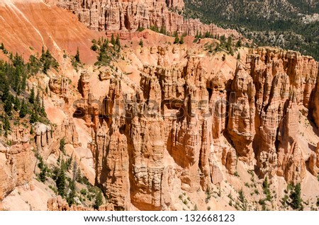 Bryce Canyon National Park in Utah in the United States of America