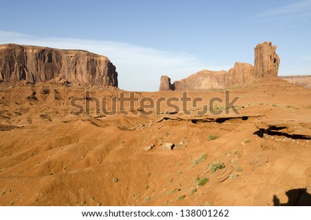 Monument Valley in Utah in the United States of America