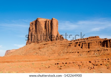 Monument Valley in Utah in the United States of America