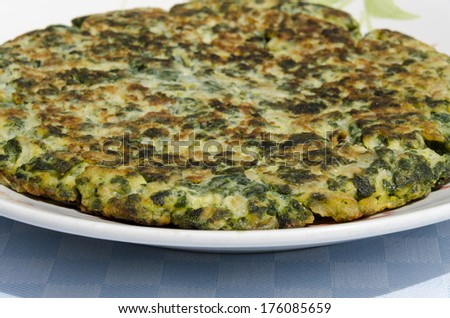 omelette with vegetables in Italy