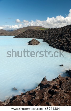 Blue Lagoon in Reykjavik in Iceland