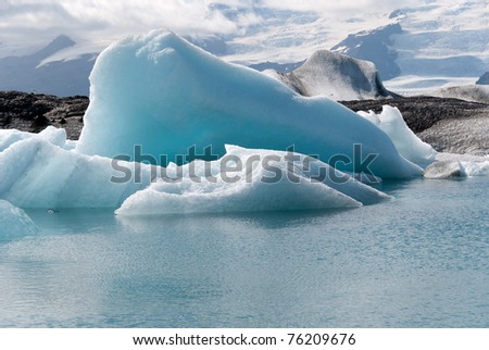 iceberg lake in Iceland Jokulsarlon