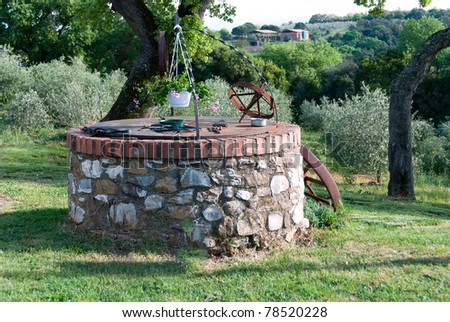 stone well in Grosseto, Tuscany