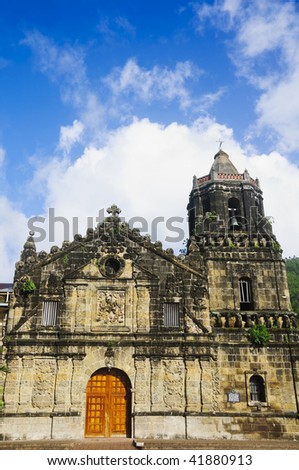 An 18th century church in Southern Luzon, Philippines