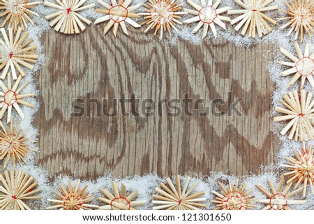 Christmas decorative frame texture.