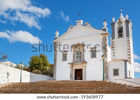 The old church of the village Estoi. Faro, Portugal.