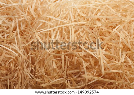 Abstract background made from straw for packaging