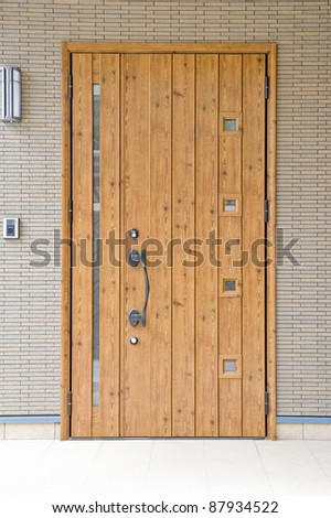 Residential entrance doors