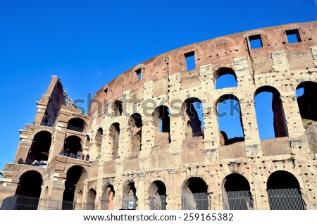 The Coliseum is one of Rome's most popular tourist attractions