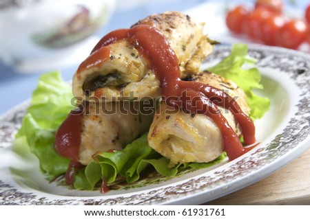 roast chicken with tomatoes sous