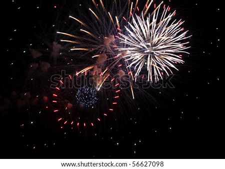 fireworks background free. house Fireworks Free