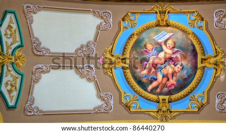 church ceiling painting