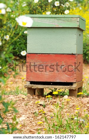 Bee house at Portugal.