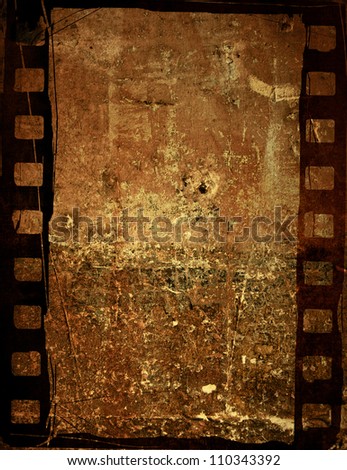 Great film strip for textures and backgrounds frame