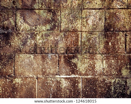 Brown grungy wall - Sandstone surface background.Shot in paris,france