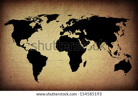 world map vintage artwork - perfect background with space for text or image