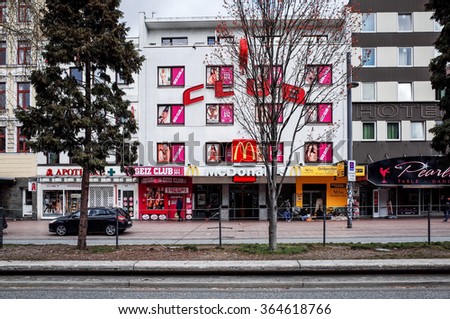 april hamburg germany brothels reeperbahn clubs district strip light shutterstock brothel illustrations