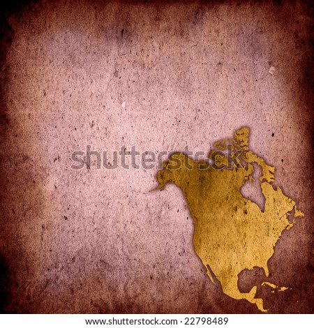 aged America map-grunge artwork