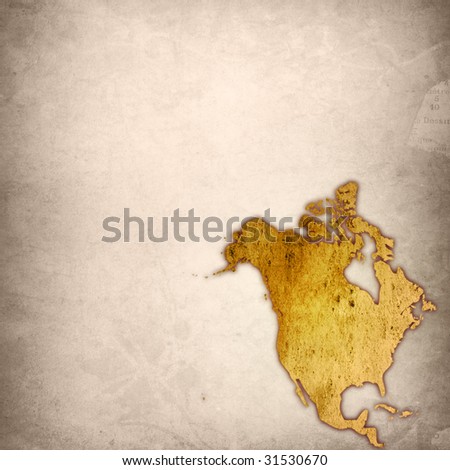 aged America map-vintage artwork