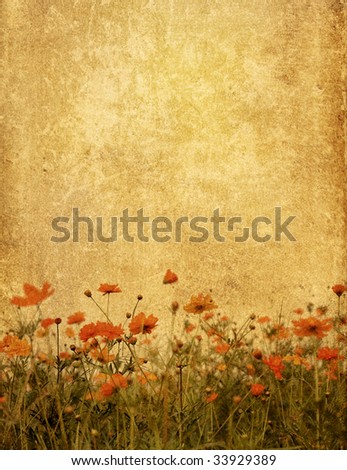 old flower - perfect background with space for text or image