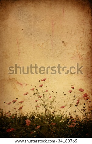 old flower textures  background