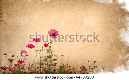 old flower paper textures - perfect background with space for text or image