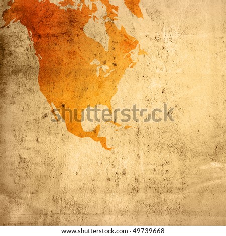 aged America map-grunge artwork
