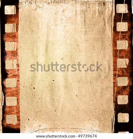 Great film strip for textures and backgrounds frame -with space for your text and image