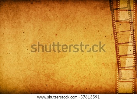 Great film strip for textures and backgrounds frame -with space for your text and image