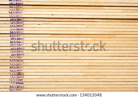 pattern of wood stored in layer