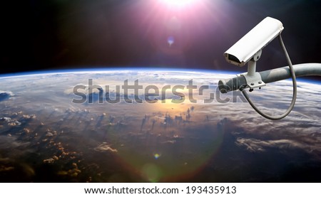 CCTV Exploring earth with sun light, Globe image from Nasa.gov
