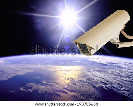CCTV Exploring earth with sun light, Globe image from Nasa.gov