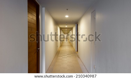 Door rooms in dorm or apartment condominium