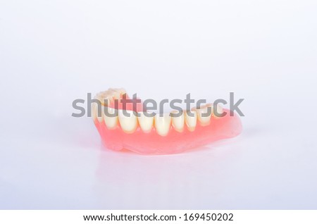 Photo of false teeth