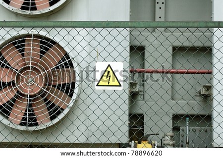 Photo of vent on electrical equipment