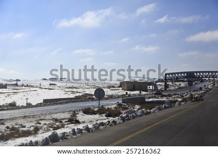 desert highway in south Jordan