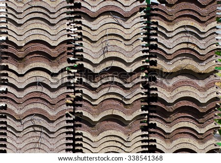 Layer of ceramic roof